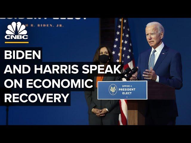 President-elect Biden and VP-elect Harris speak on economic recovery — 11/16/2020