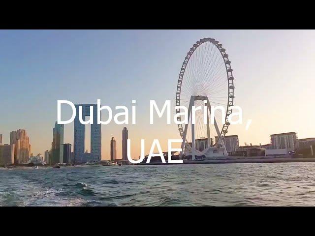 Dubai Marina, Boat Trip #videosforfreeeducation