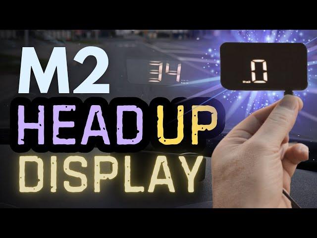 M2 Car Head Up Display HUD. If you like basic, you will love it