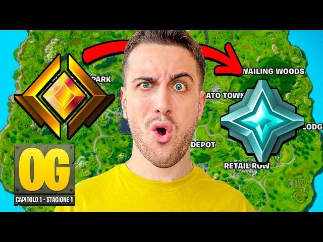 RANKED PLATINO in Ranked OG! Fortnite ITA!