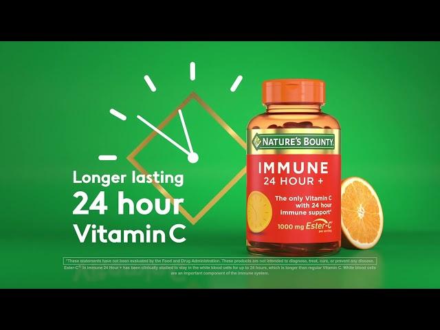 Get Longer Lasting Vitamin C With Nature's Bounty Immune 24*