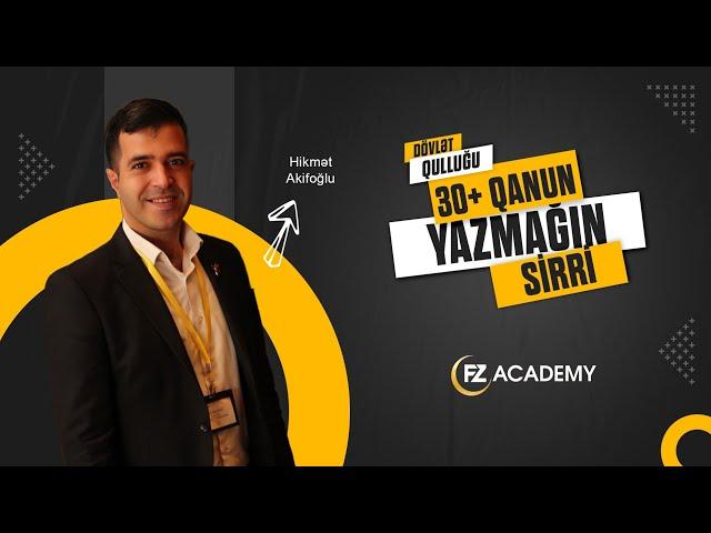 QANUNDAN 30+ YAZMAĞIN SİRLƏRİ (Dövlət Qulluğu)