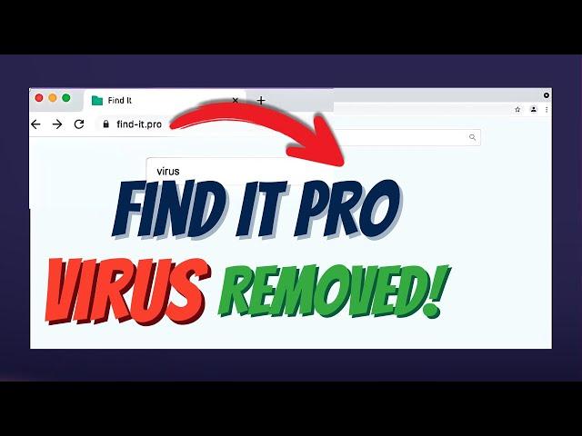 Find It Pro Virus Removal - Complete Guide!