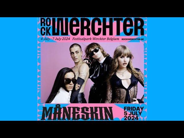 MANESKIN CONCERT Festival Rock Werchter 2024