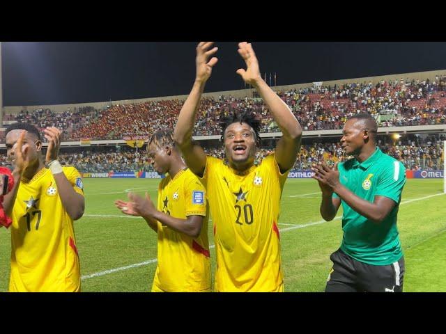 BLACK STARS PLAYERS CELEBRATION AFTER GHANA VS CHAD 5-0 WIN…KUDUS, NUAMAH, KAMALDEEN, PARTEY & ALL