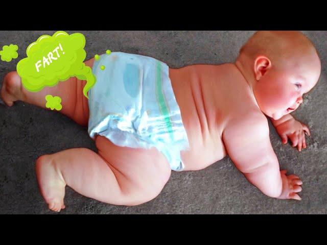 Try Not To Laugh: Funniest Baby Fart Moments | Bipple