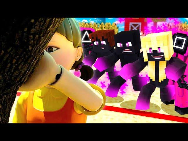 ISY & FLO als ENDERMAN in SQUID GAME?! - Minecraft SQUID GAME