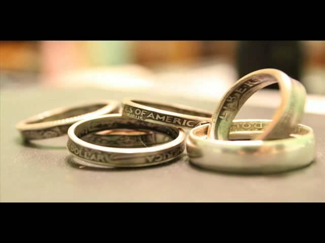 Как сделать кольцо из монеты! How to make a ring of coins!