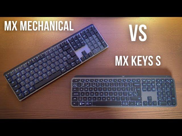 Logitech MX Keys S Keyboard vs Logitech MX Mechanical Keyboard (Which Keyboard is Best?)