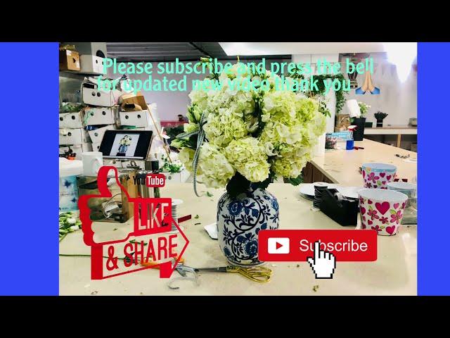 All white flower tutorials easy way technique #floraldesigner Vlog