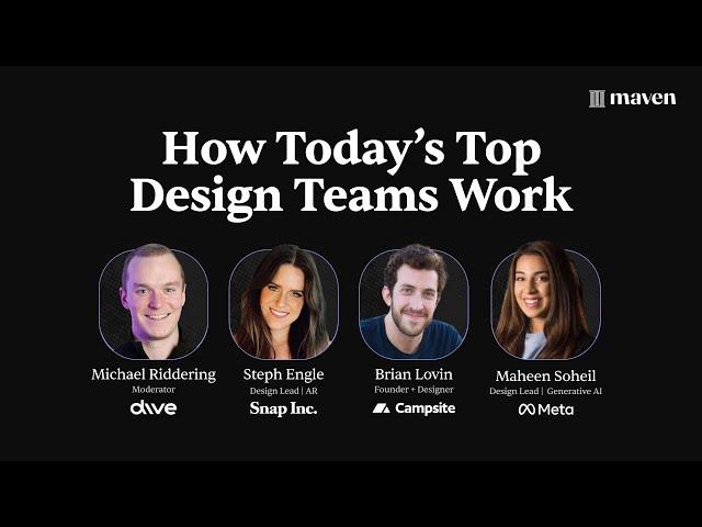 How Today's Top Design Teams Work