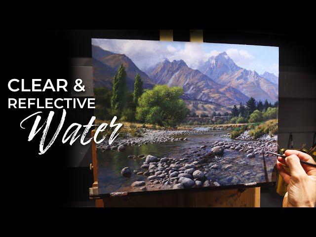 Realistic Painting Techniques in Oils to Take your Landscapes up a notch! + How to paint WATER!