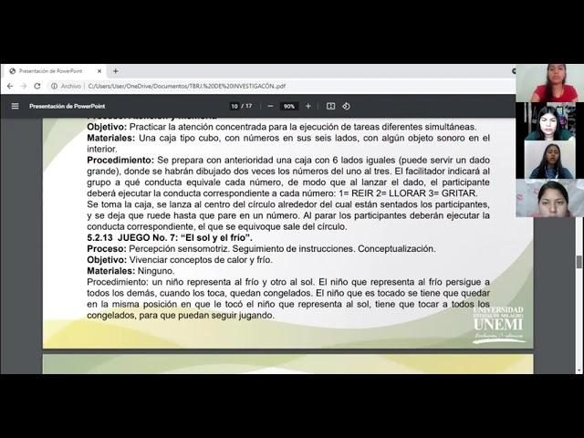 Actividades lúdicas en el desarrollo cognitivo de los niños de preparatoria en el confinamiento.