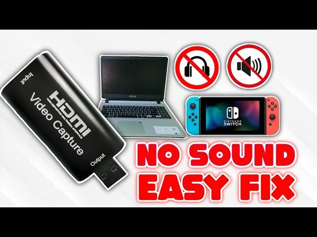 HDMI Video Capture Card No Sound Problem Easy FIX for All Gaming Devices