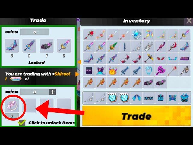 Trade : "LOVE RING" Scythe & VIP Items!! Skyblock - Blockman Go