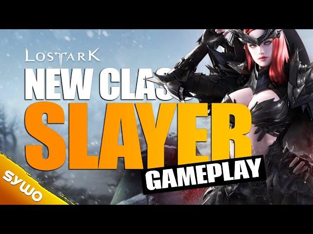 Lost Ark SLAYER First Look & Gameplay. NEW Class 2023