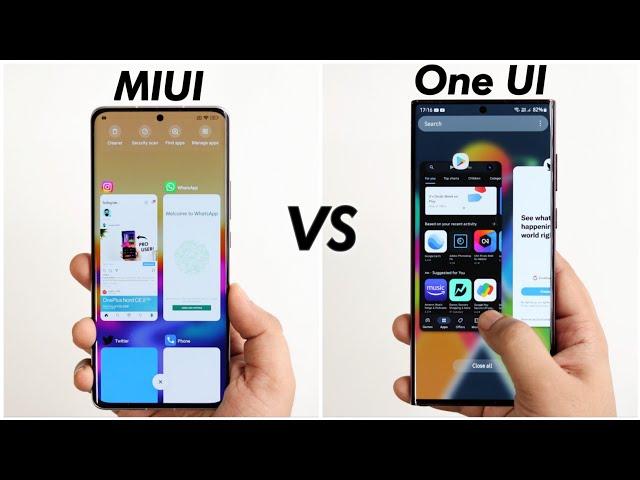 Samsung One UI 4.1 vs Xiaomi MIUI 13 Animations Comparison - You'll Be SHOCKED!