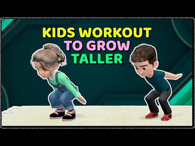 10 MINUTE KIDS WORKOUT TO GROW TALLER - NO REPEATS