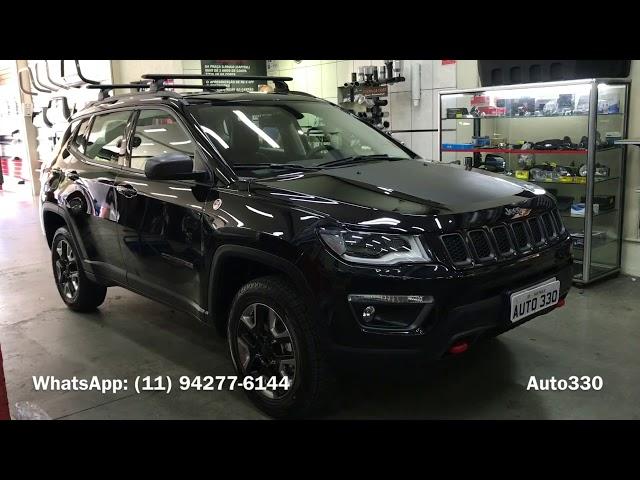 Jeep Compass 2018 - Rack Thule WingBar - Rack Thule Jeep Compass - Auto330 Acessórios