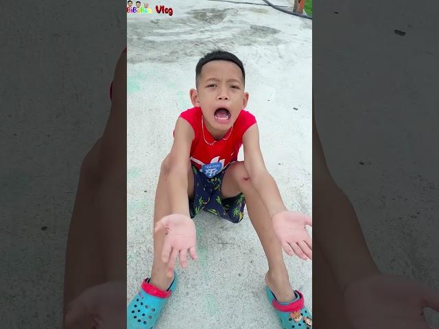 BiBoBen Vlog | The boy wants to ride a cart