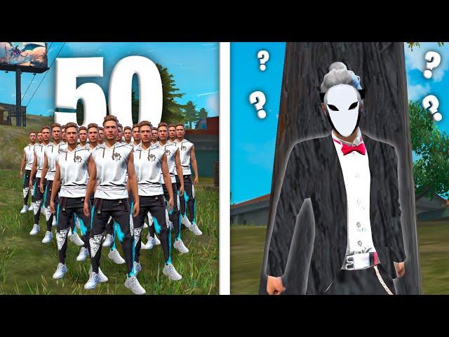 КАМУФЛЯЖНЫЕ ПРЯТКИ VS 50 ИГРОКОВ! ФРИ ФАЕР / FREE FIRE