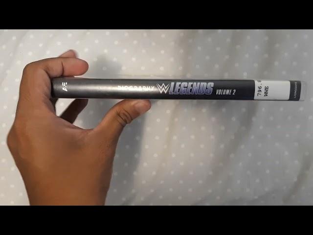 A&E Biography WWE LEGENDS VOLUME 2 DVD Unboxing (DISC 1)