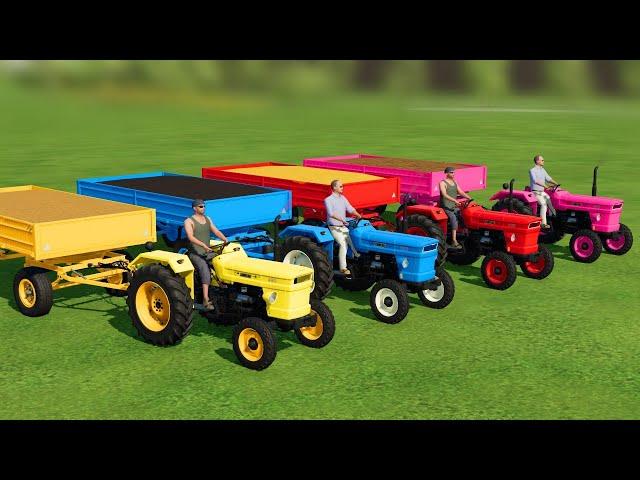 MINI TRACTOR OF COLORS! & TRANSPORT CORNER -  Farming Simulator 22