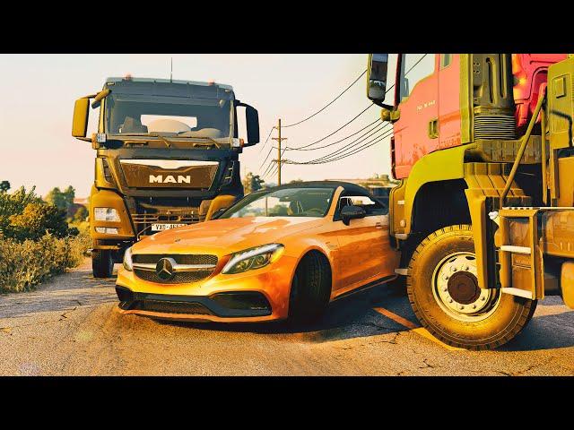 Overtakes and Car Crashes #04 [BeamNG.Drive]