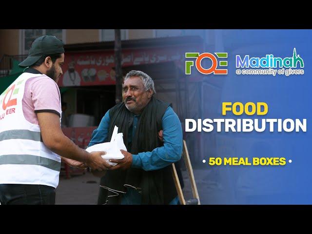 FQE x Madinah Meal Boxes Distribution for the Most Deserving