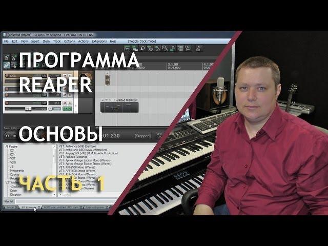 Программа Reaper - основы для начинающих (часть 1)