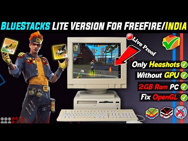 Bluesatcks 4 Lite Version For Low End PC | Best Bluestacks Version For Free Fire & Free Fire India