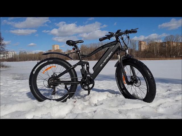 Электровелосипед Фэтбайк Everider Ranger Sport 1500w 48v 16Ah LG Корея 2019 Обзор Voltreco.ru