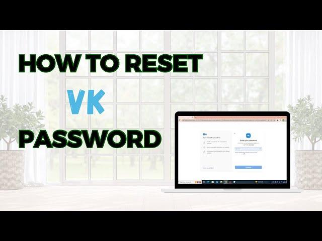 How to Reset VK Password