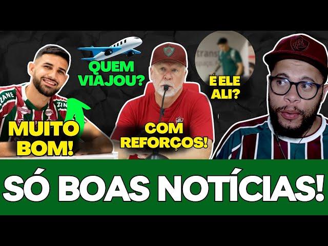 SÓ BOAS NOTÍCIAS DO FLUMINENSE, RETORNO IMPORTANTE, AVANÇO DE JOGADORES E MAIS