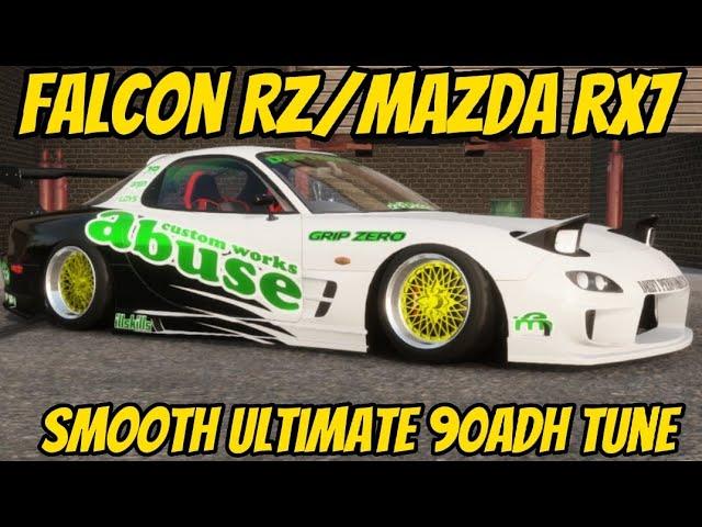 Carx drift racing online Falcon rz/Mazda rx7 Smooth ultimate 90adh tune Day.45!