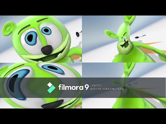 Gummy Bear Song HD (Four Fisheye Version At Once)