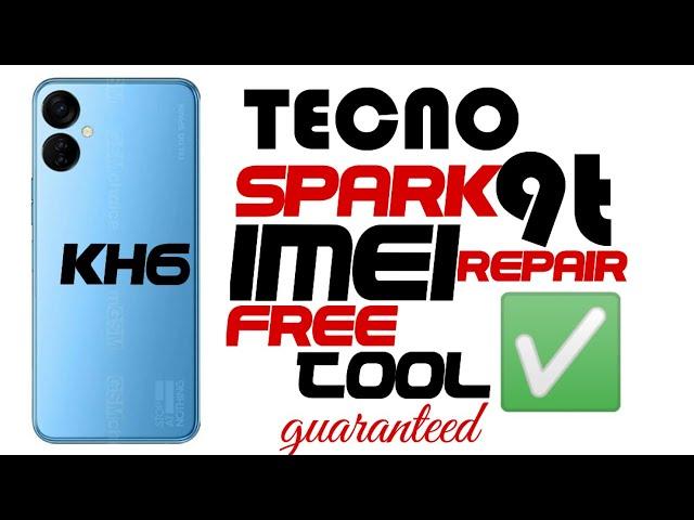 tecno spark 9t imei repair | tecno spark kh6 imei repair