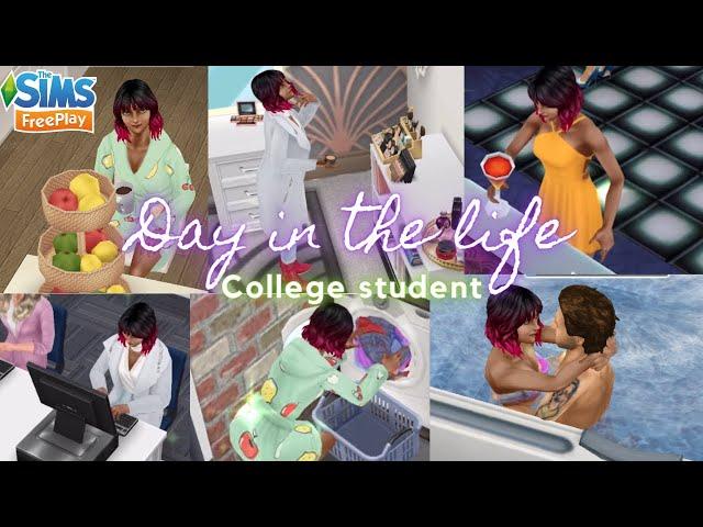 Sims Freeplay Day in the life of a college student 