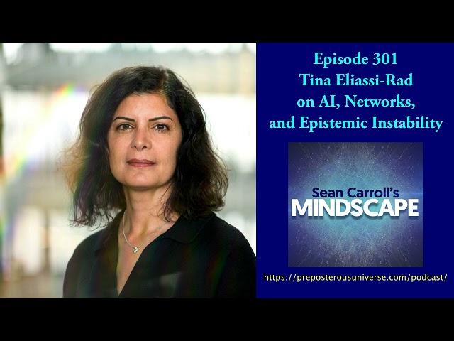 Mindscape 301 | Tina Eliassi-Rad on Al, Networks, and Epistemic Instability