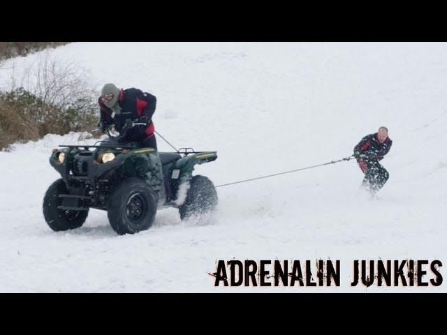 Quad vs  Snowboard - Adrenalin Junkies 49