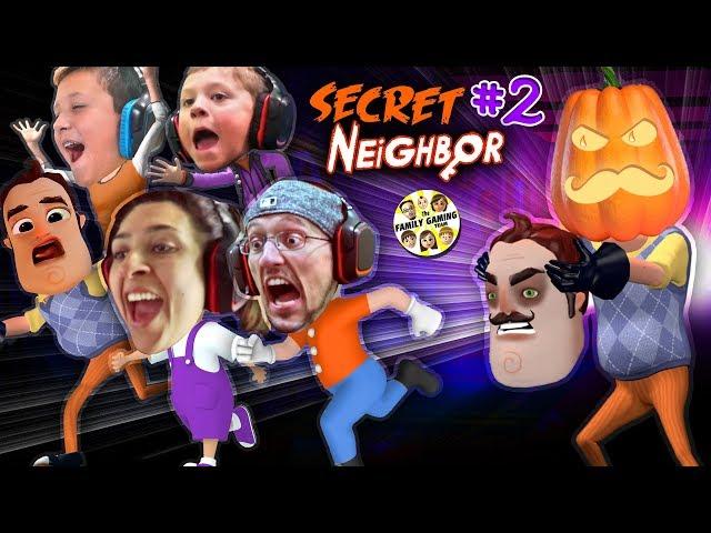 HELLO NEIGHBOR PUMPKIN HEAD!  Halloween Hide-n-Seek Secret Neighbor + FGTEEV House Alarm Goes Off