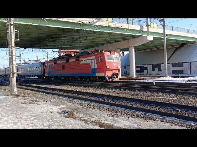 Подборка поездов на ст. Трофимовский-1. Часть 10. Г. Саратов