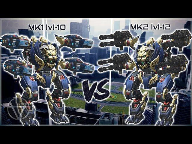 [WR]  Punisher T (Mk2-12) VS Atomizer (Mk1-10) – Comparison | War Robots