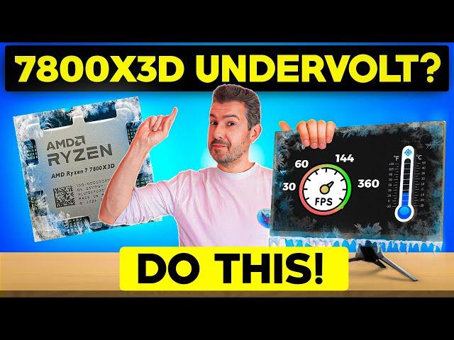 How To Undervolt a Ryzen 7 7800X3D!