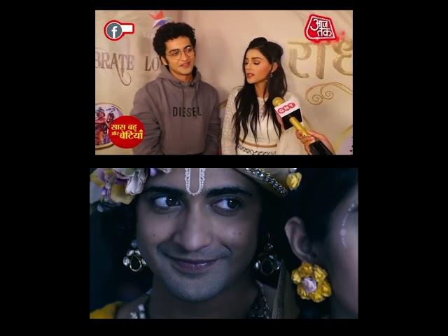 Mallika and Sumedh talking about their first meet of Radhakrishn at Barsana market #sumellika