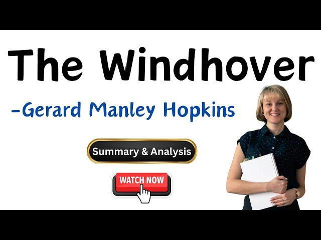 The Windhover Summary and Analysis #poem #poemsummary