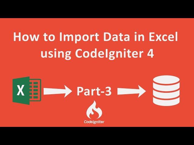 Importing Excel Data with CodeIgniter 4: Step-by-Step Guide #3