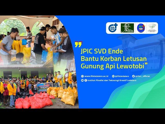 JPIC SVD Ende Bantu Korban Letusan Gunung Api Lewotobi