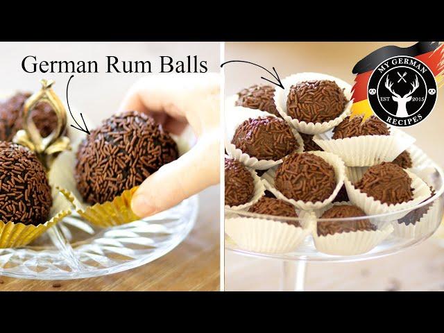 German Chocolate Rum Balls & Rum Truffles  MyGerman.Recipes