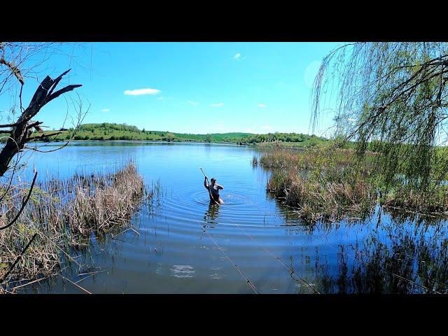 Ловимо Карасів. Рибалка На Озері